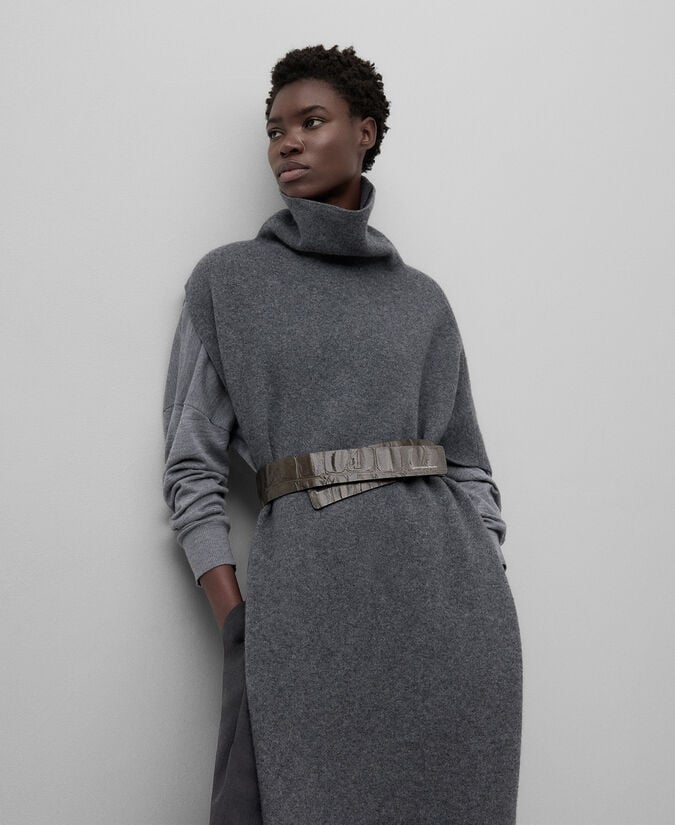 Adolfo Dominguez Cinturón Coco Piel Responsable Mujer