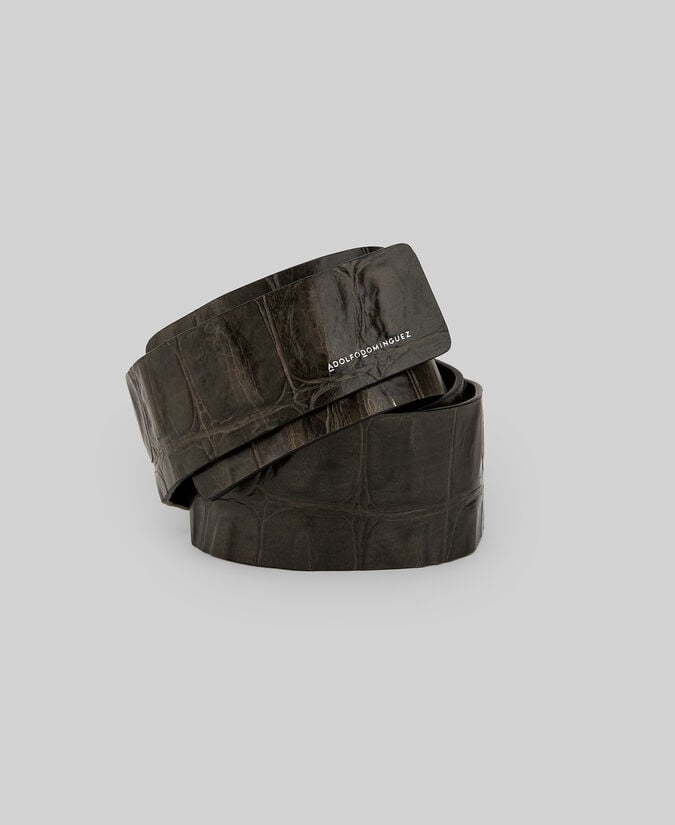 Adolfo dominguez Cinturón coco piel responsable mujer