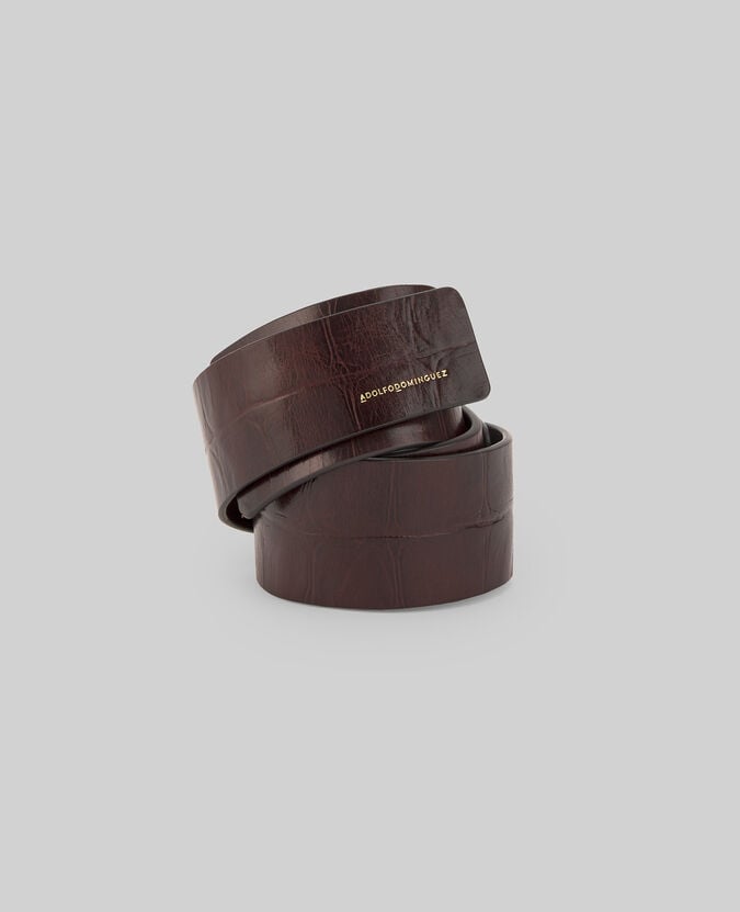 Adolfo dominguez Cinturón coco piel responsable mujer