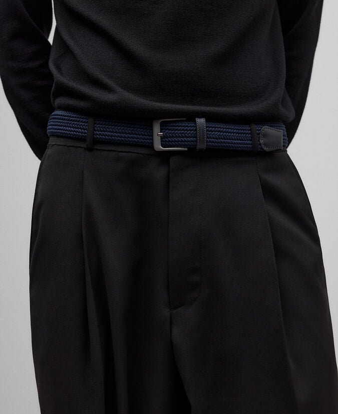 Adolfo Dominguez Cinturón En Cuerda Trenzada Hombre