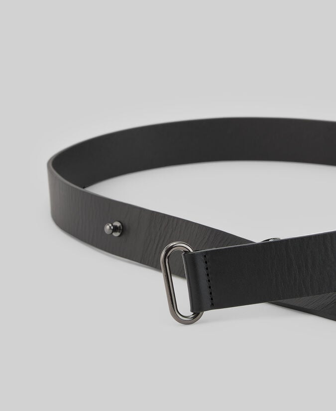 Adolfo Dominguez Cinturón Piel Responsable Negro Mujer