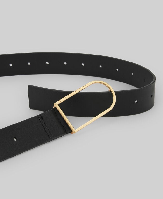 Adolfo Dominguez Cinturón Piel Responsable Negro Mujer