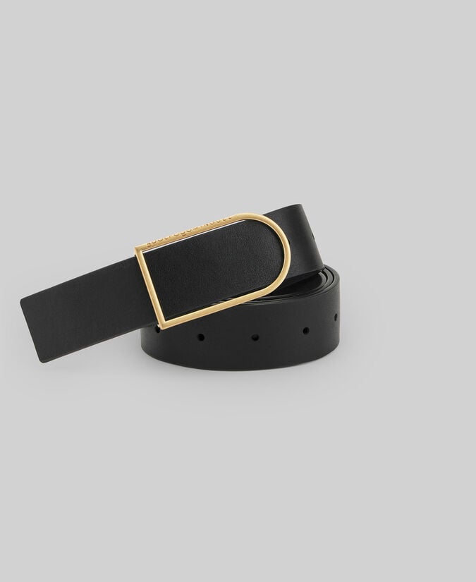 Adolfo dominguez Cinturón piel responsable negro mujer