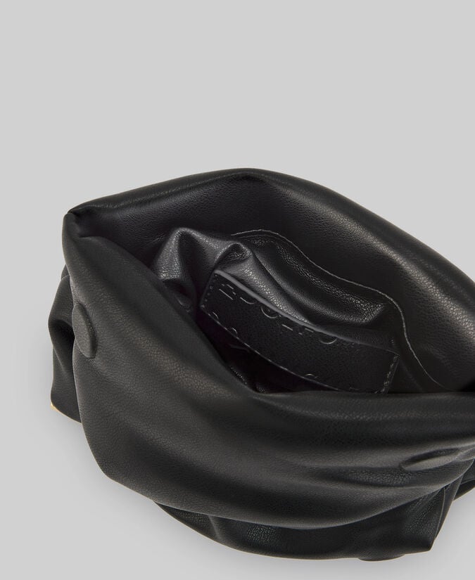 Adolfo Dominguez Clutch Acolchado Base Metálica Mujer