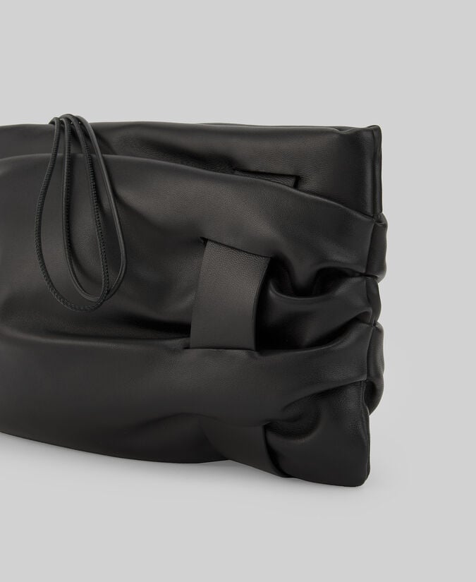 Adolfo Dominguez Clutch Acolchado Piel Responsable Mujer