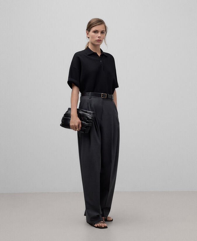 Adolfo Dominguez Clutch Acolchado Piel Responsable Mujer