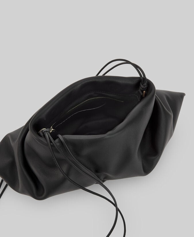 Adolfo Dominguez Clutch Asimétrico Acolchado Piel Mujer