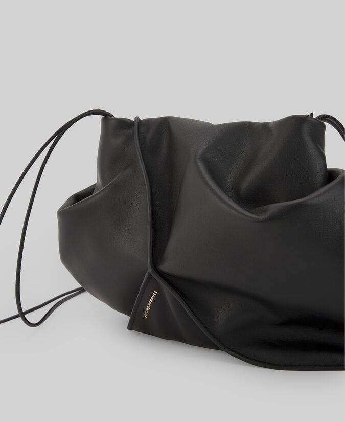 Adolfo Dominguez Clutch Asimétrico Acolchado Piel Mujer