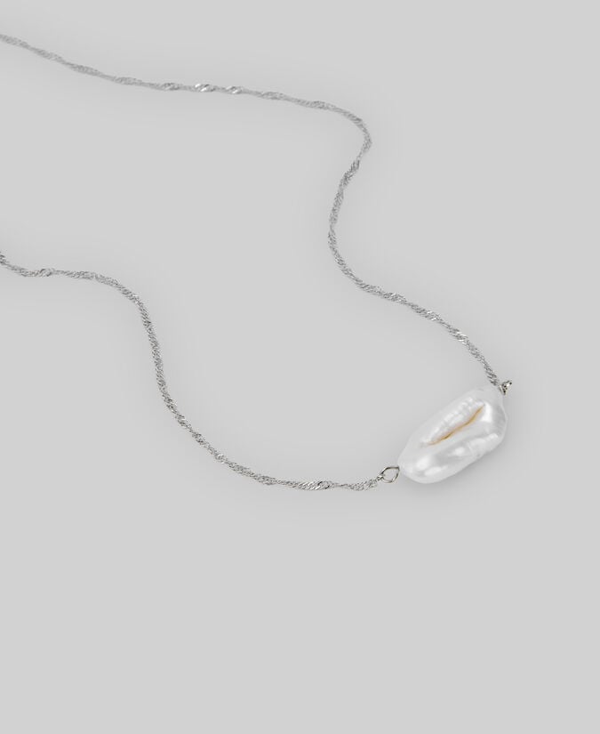 Adolfo dominguez Collar cadena con perla natural mujer