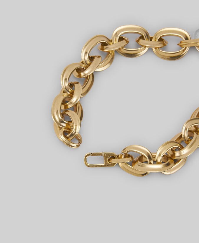 Adolfo Dominguez Collar Eslabones Metálicos Bicolor Mujer