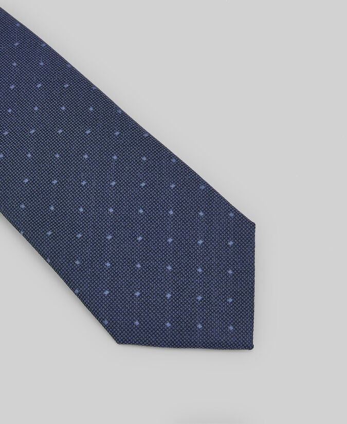 Adolfo dominguez Corbata microdibujo azul marino hombre