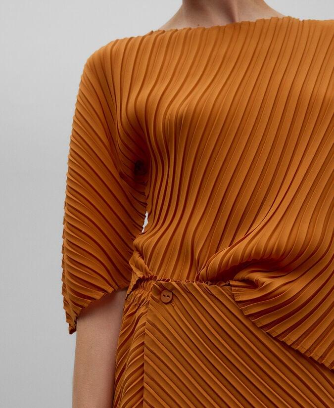 Adolfo Dominguez Falda Crinkle Delantero Cruzado Mujer