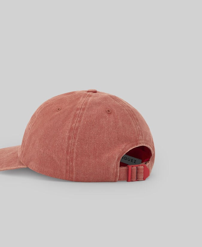 Adolfo Dominguez Gorra En Denim De Algodón Naranja Mujer