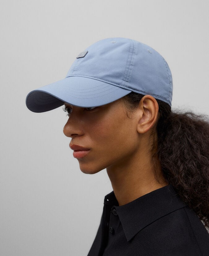 Adolfo Dominguez Gorra Parche Logotipado Azul Mujer