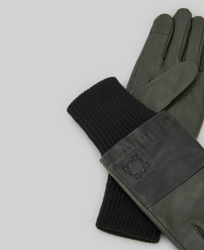 Adolfo dominguez Guante bicolor piel responsable mujer