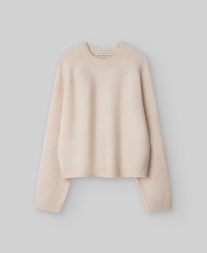 Adolfo Dominguez Jersey Corto Punto Con Alpaca Mujer