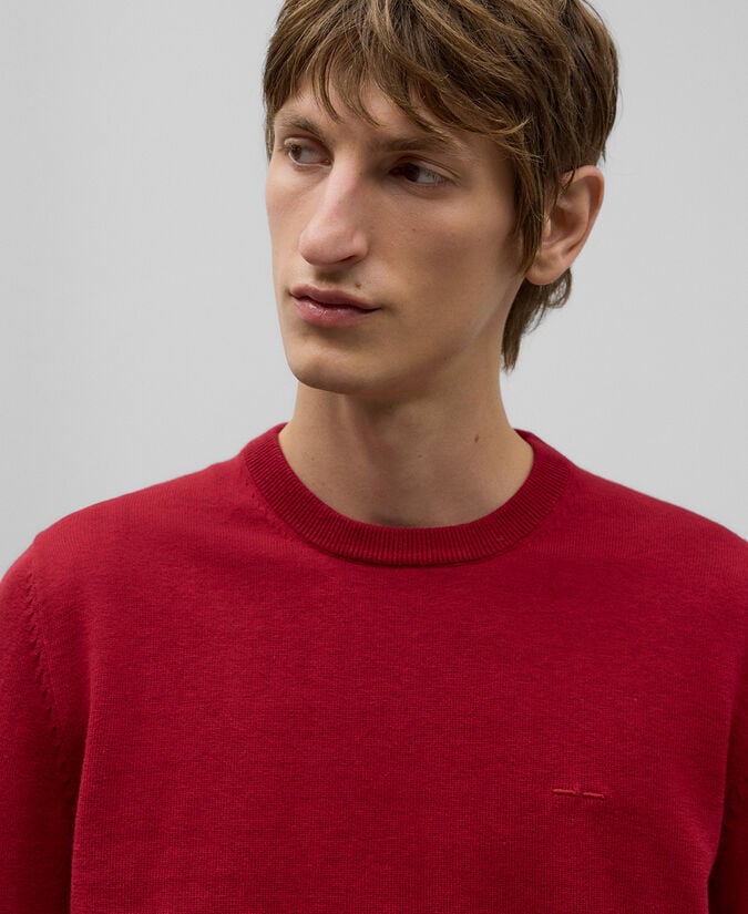 Adolfo Dominguez Jersey Cuello Caja Algodón Lana Hombre