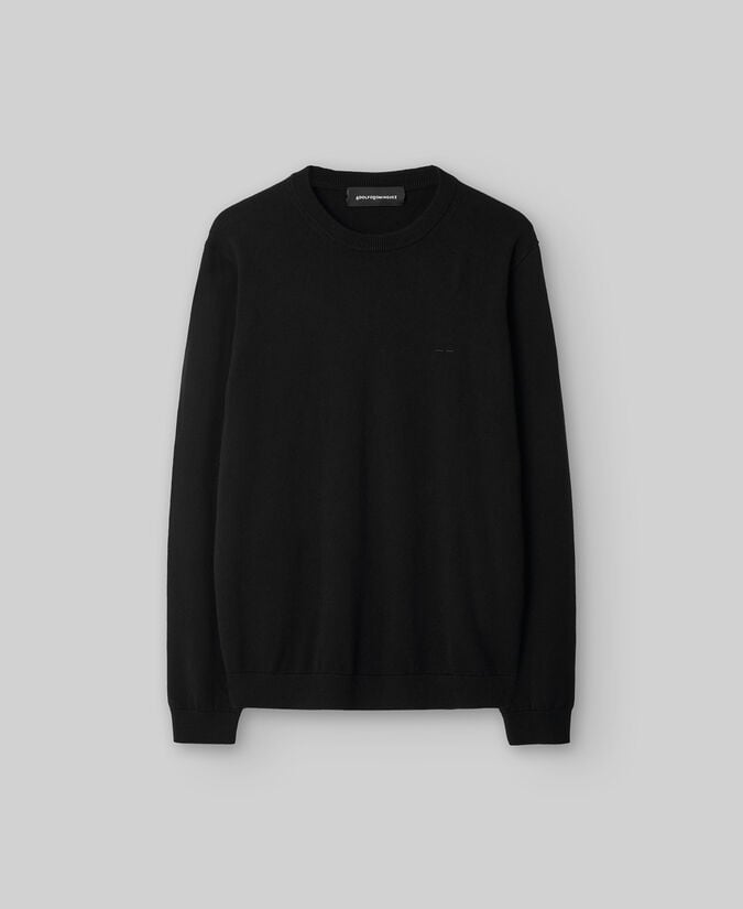 Adolfo Dominguez Jersey Cuello Caja Algodón Lana Hombre