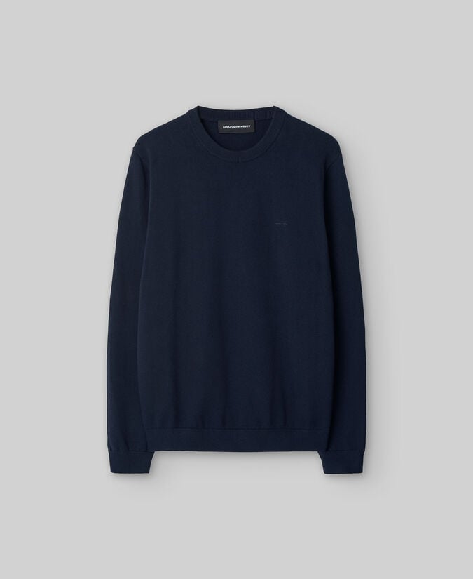 Adolfo Dominguez Jersey Cuello Caja Algodón Lana Hombre