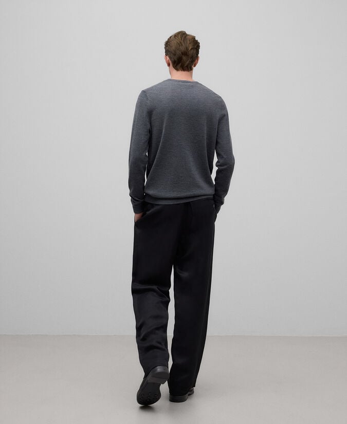 Adolfo Dominguez Jersey Cuello Caja Lana Merino Hombre