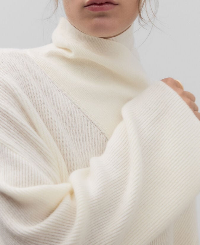 Adolfo Dominguez Jersey Cuello Chimenea Cruzado Mujer