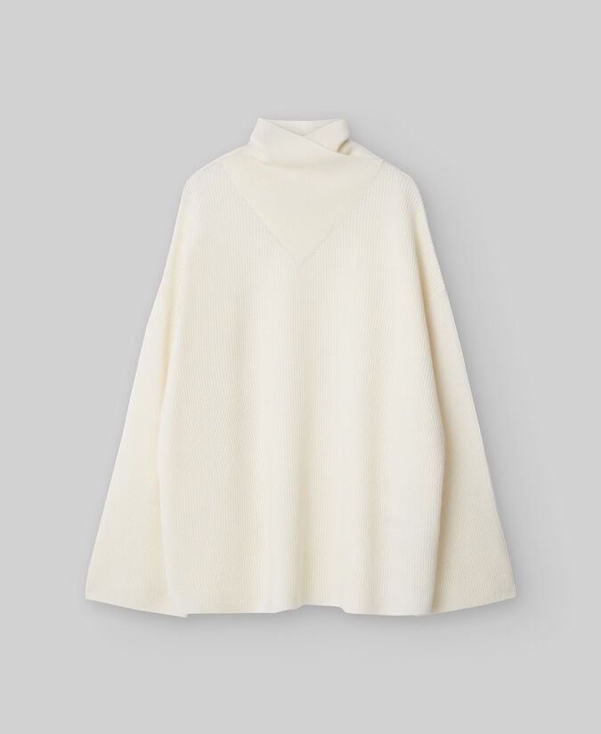 Adolfo Dominguez Jersey Cuello Chimenea Cruzado Mujer