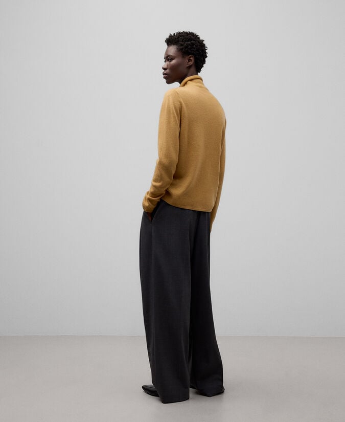 Adolfo Dominguez Jersey Cuello Chimenea Lana Merino Mujer