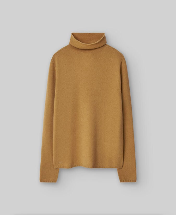 Adolfo Dominguez Jersey Cuello Chimenea Lana Merino Mujer