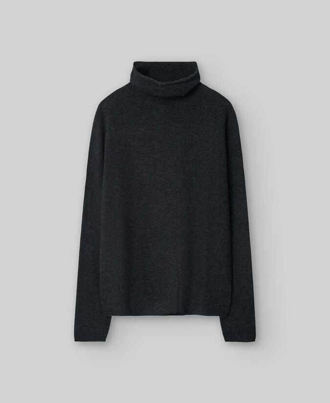 Adolfo Dominguez Jersey Cuello Chimenea Lana Merino Mujer