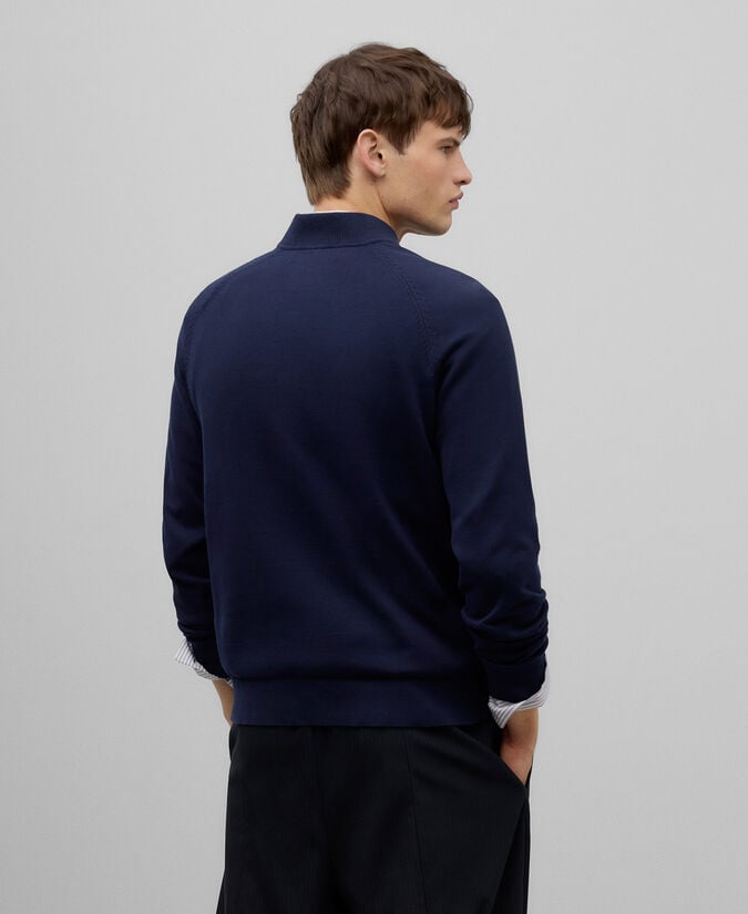 Adolfo Dominguez Jersey Cuello Perkins Algodón Hombre