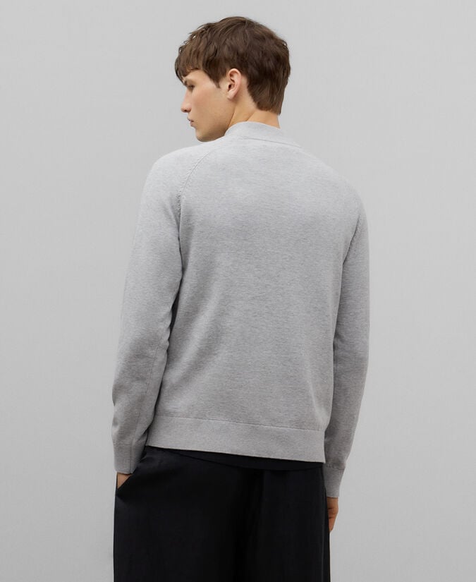 Adolfo Dominguez Jersey Cuello Perkins Algodón Hombre