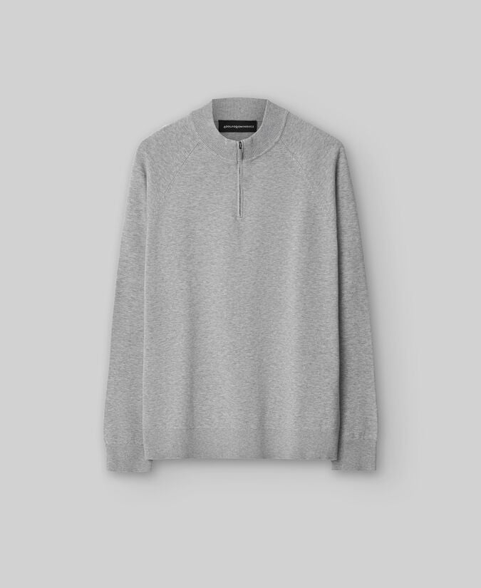 Adolfo Dominguez Jersey Cuello Perkins Algodón Hombre