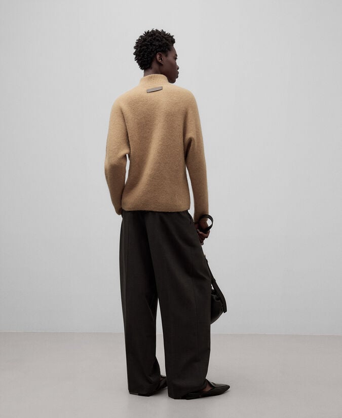 Adolfo Dominguez Jersey Cuello Perkins Alpaca Mujer