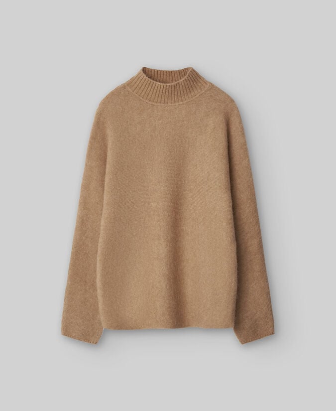 Adolfo Dominguez Jersey Cuello Perkins Alpaca Mujer