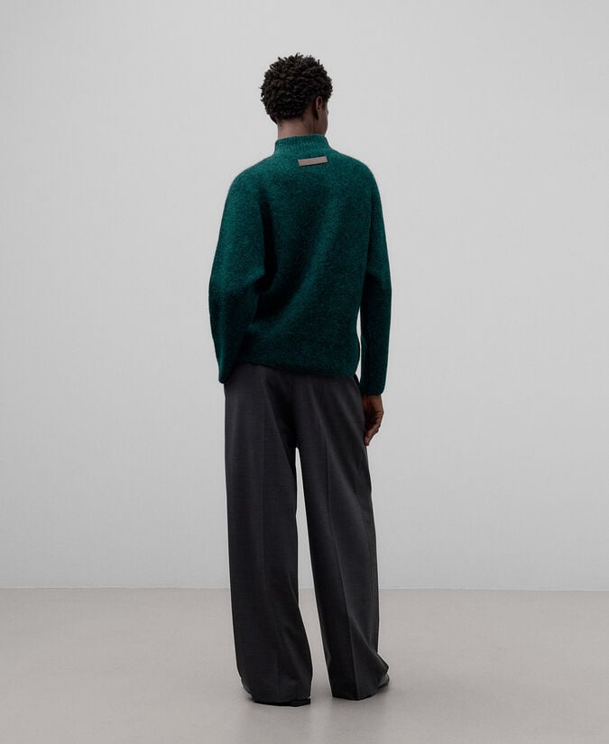 Adolfo Dominguez Jersey Cuello Perkins Alpaca Mujer