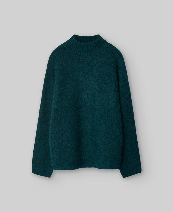 Adolfo Dominguez Jersey Cuello Perkins Alpaca Mujer