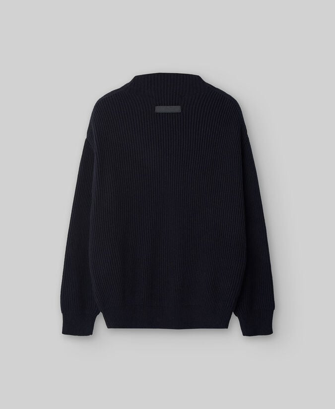 Adolfo Dominguez Jersey Cuello Perkins Cremalleras Hombre