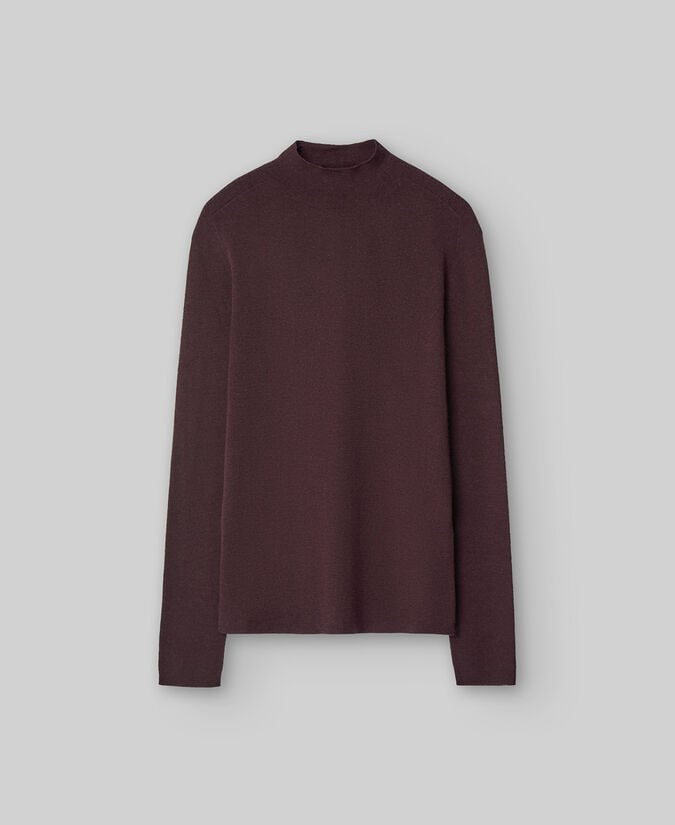 Adolfo Dominguez Jersey Cuello Perkins Lana Merino Mujer