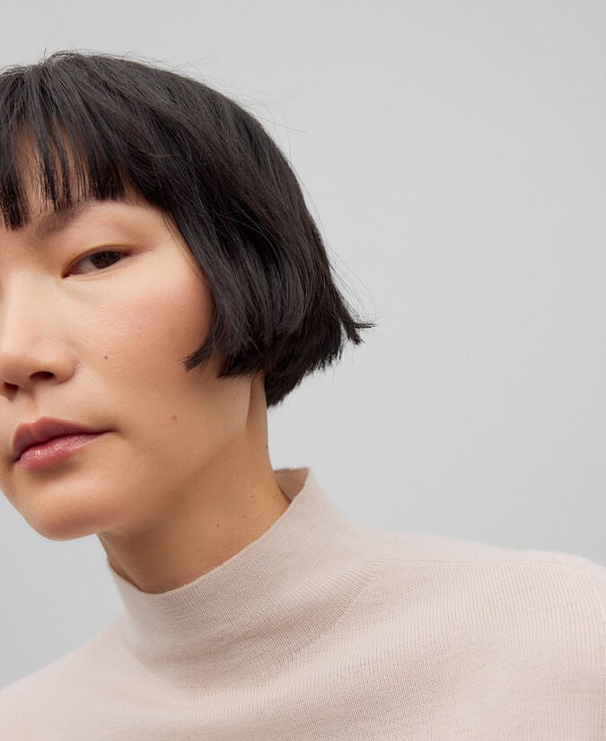 Adolfo Dominguez Jersey Cuello Perkins Lana Merino Mujer