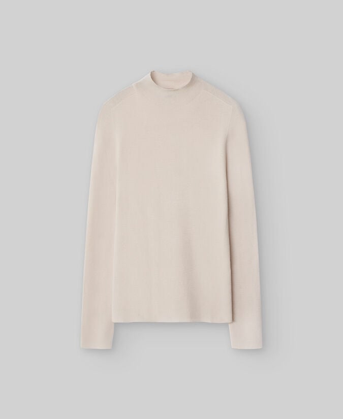 Adolfo Dominguez Jersey Cuello Perkins Lana Merino Mujer