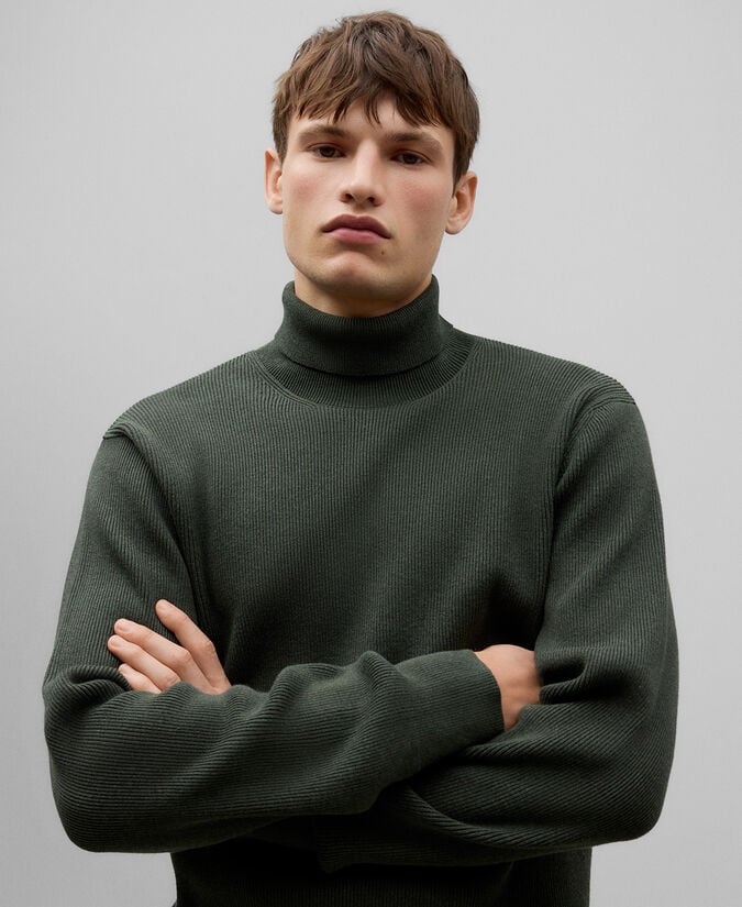 Adolfo Dominguez Jersey Cuello Vuelto Algodón Hombre