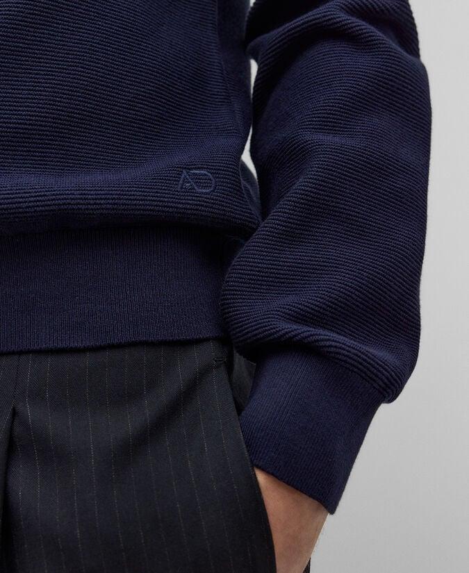 Adolfo Dominguez Jersey Estructurado En Algodón Hombre