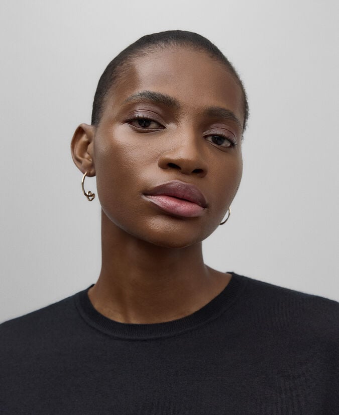 Adolfo Dominguez Jersey Manga Corta Lana Merino Mujer