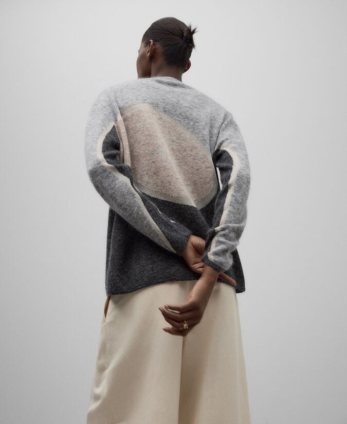 Adolfo Dominguez Jersey Punto Con Transparencias Mujer