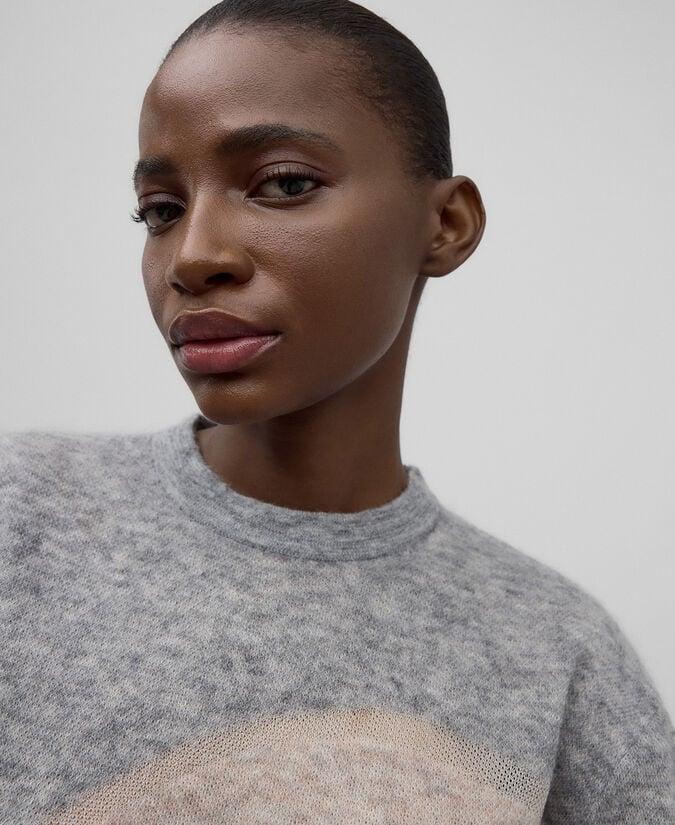 Adolfo Dominguez Jersey Punto Con Transparencias Mujer