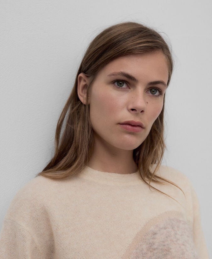 Adolfo Dominguez Jersey Punto Con Transparencias Mujer