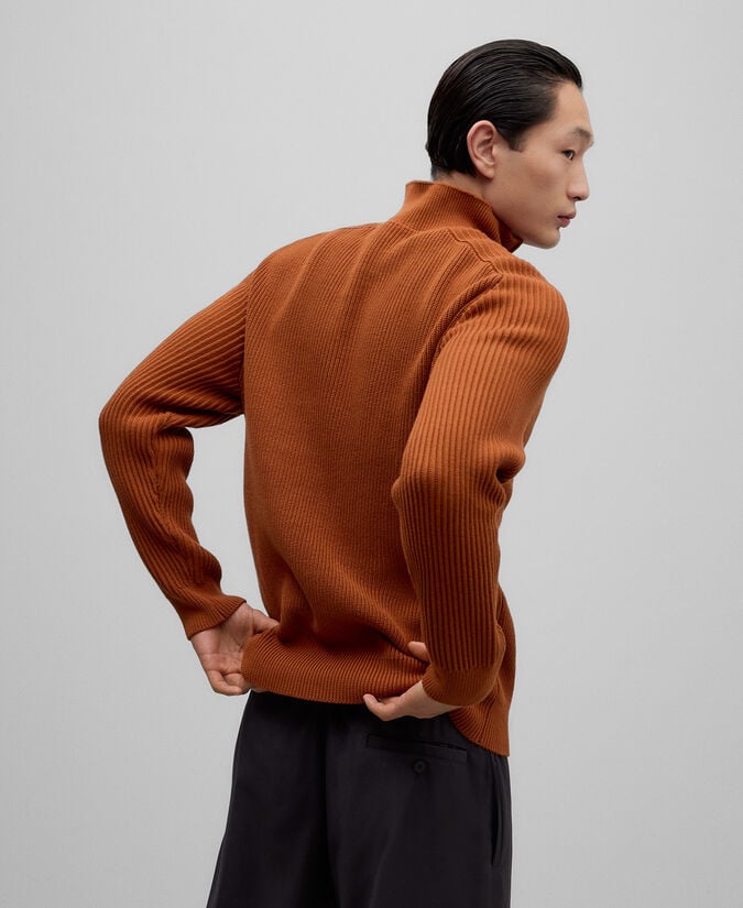 Adolfo Dominguez Jersey Punto Cuello Cremallera Hombre