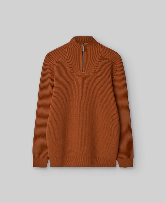 Adolfo Dominguez Jersey Punto Cuello Cremallera Hombre