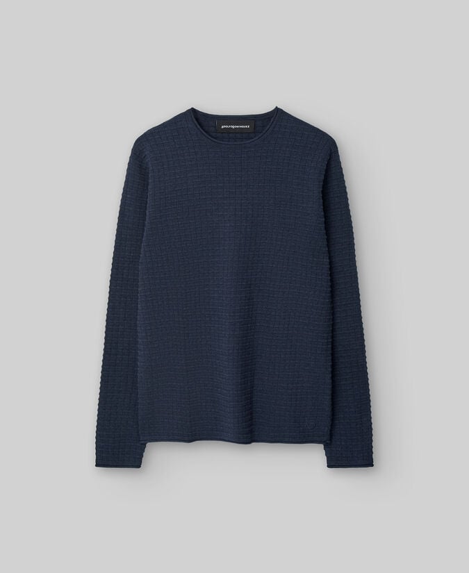 Adolfo Dominguez Jersey Punto Estructura Algodón Hombre
