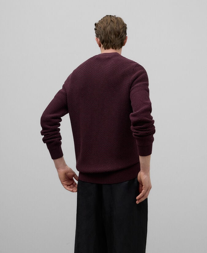 Adolfo Dominguez Jersey Punto Estructura Algodón Hombre